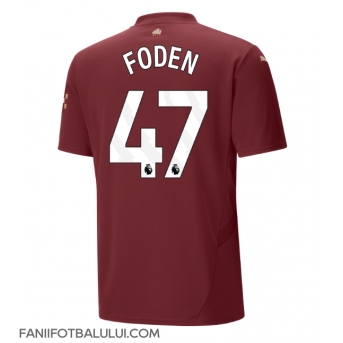 Manchester City Phil Foden #47 Tricou Fotbal Replică 2024-25 Barbati Treilea